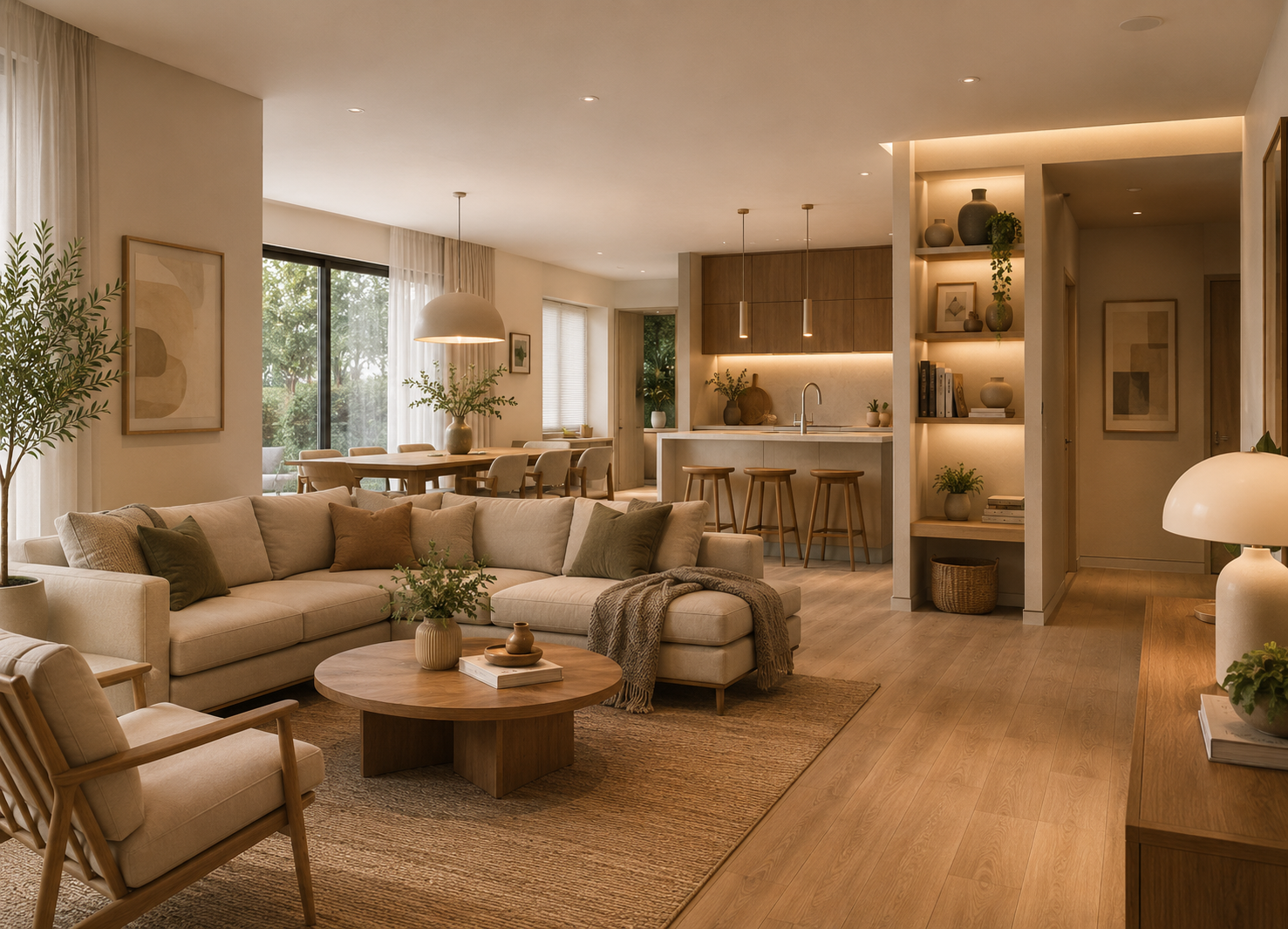 Open plan living